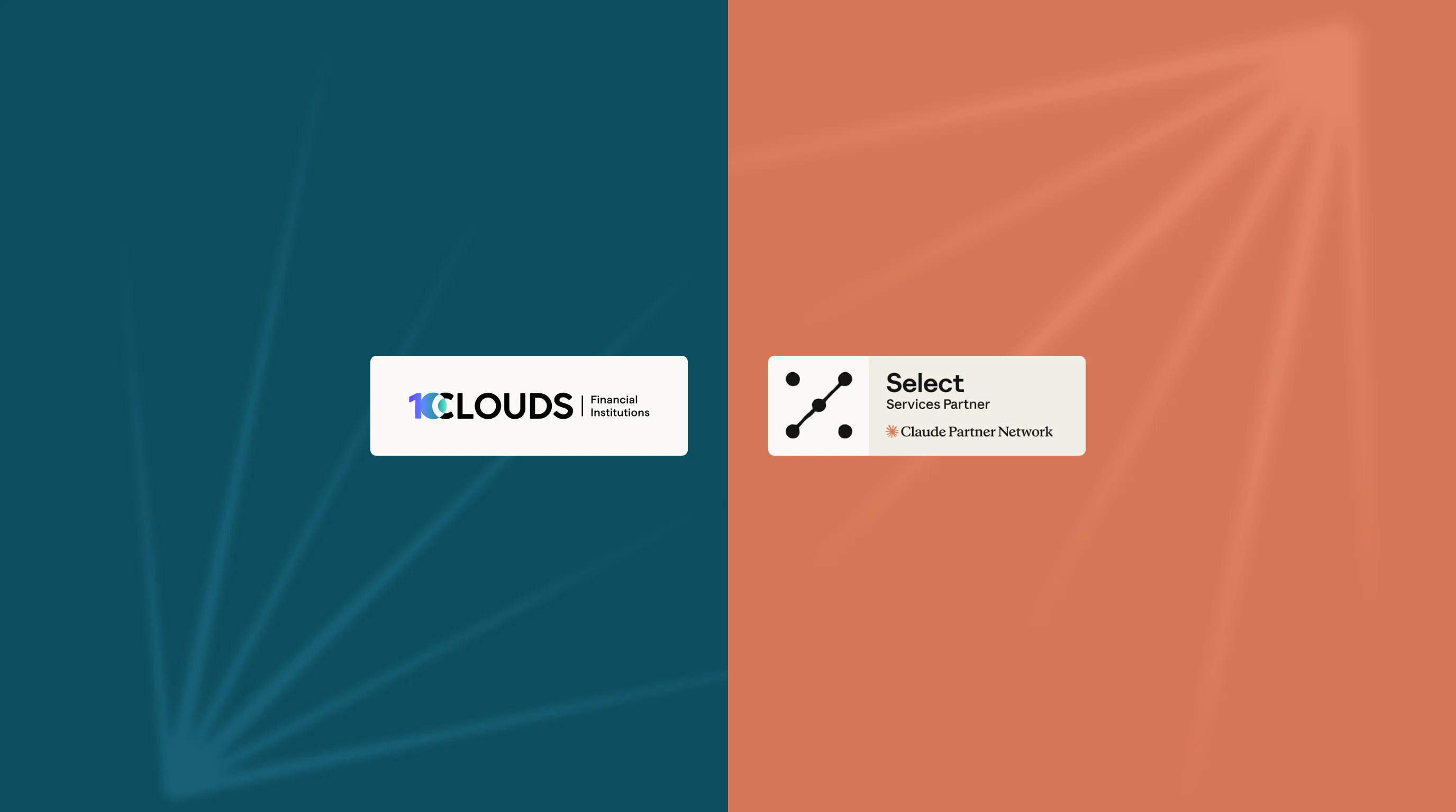 10Clouds logo and the Select Services Partner badge of the Claude Partner Network