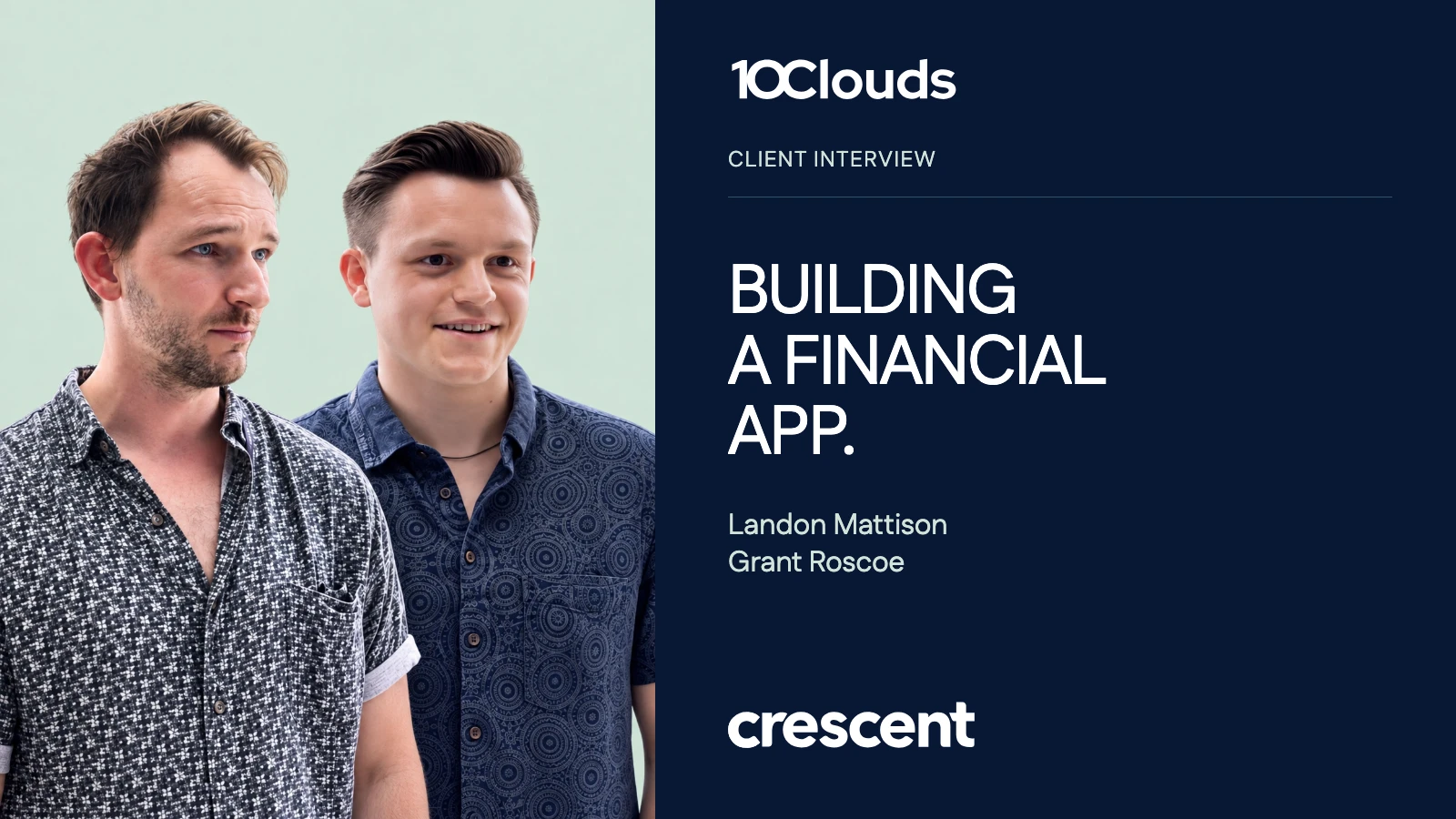 Create a top rated financial app | Crescent
