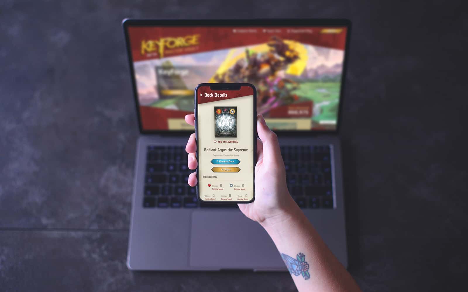 How We Saved a Lot of Time on Developing Website and App for KeyForge